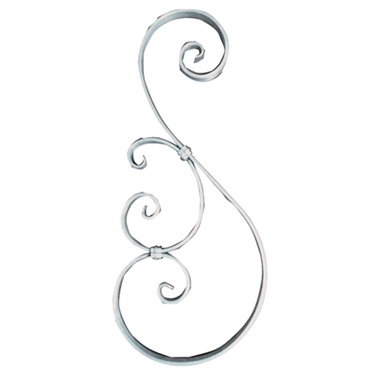 FORGED DOUBLE SCROLL - 28-3/8